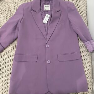 Purple Abercrombie Blazer